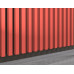 Stenová lamela UNISPO KIDS - ULM022 Koralovo červená 2750x40x29mm